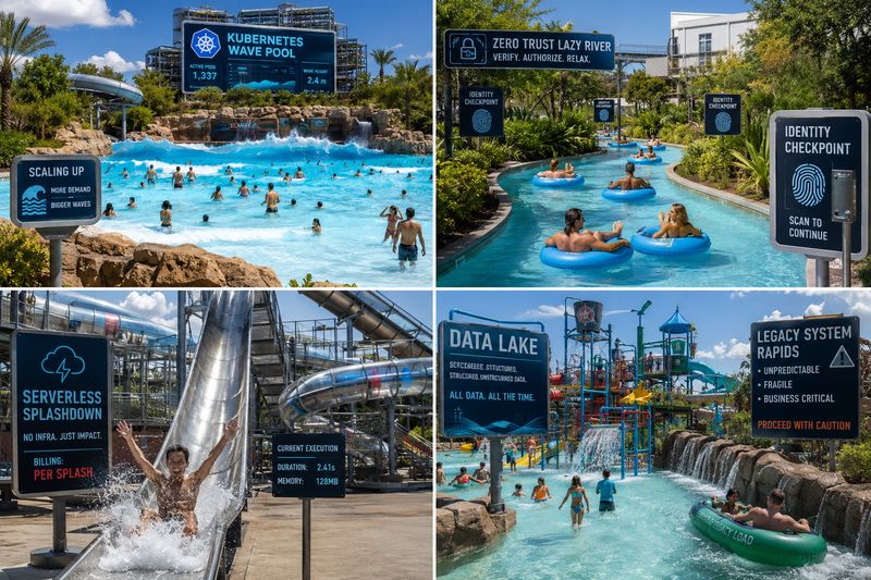 AquaCompute Water Park Attractions