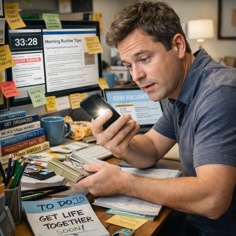 Man Vows To Get His Life Together Immediately After One More Thing