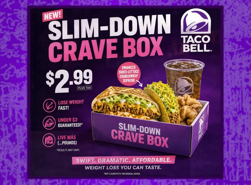 Taco Bell Debuts “Slim-Down Crave Box” in Bold Weight-Loss Pivot