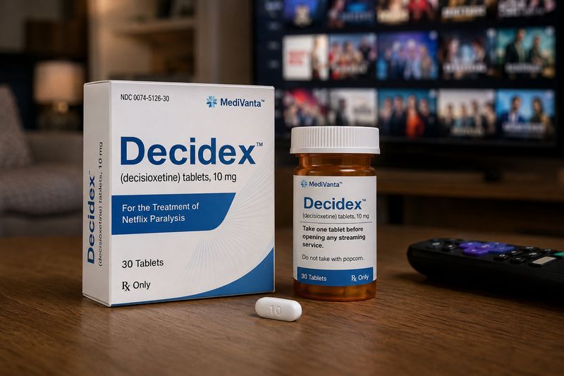 Big Pharma Announces Breakthrough Drug for Netflix Paralysis