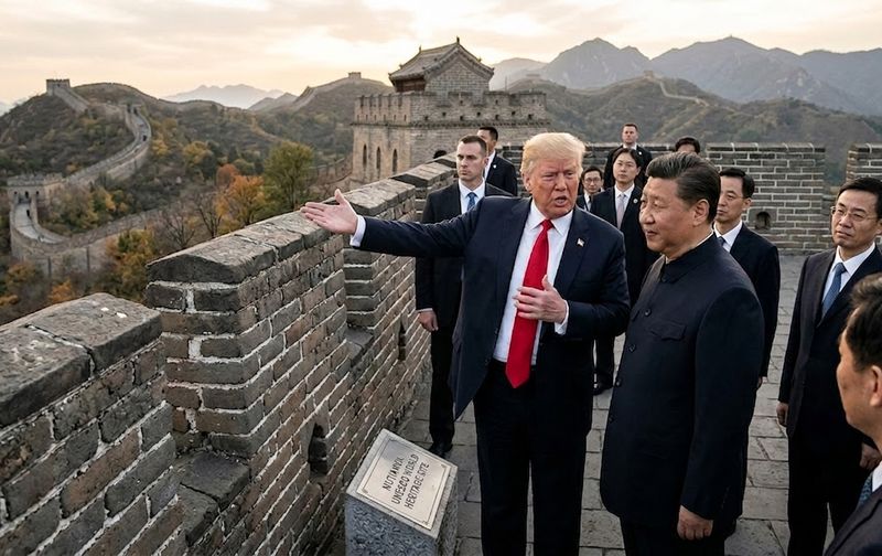 The Art of the Wall: Trump Recommends Gold Escalators for China’s “Depressing" Landmark