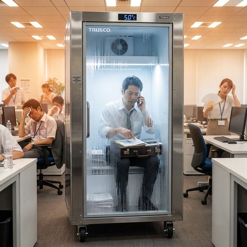 Tokyo Outlaws A/C, Forces Citizens into Human Refrigerators